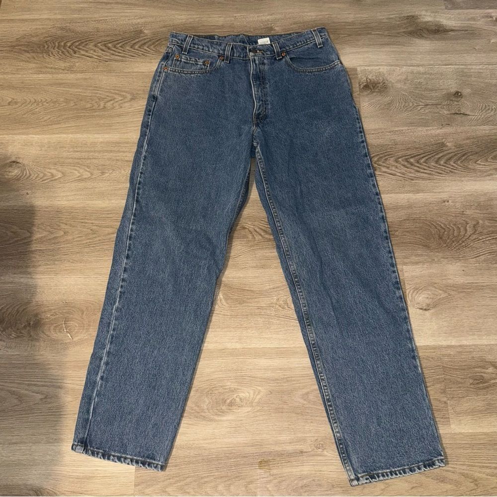 Men's Levi's 550 Relaxed Fit Blue Jeans 36x32 - Picture 2 of 11